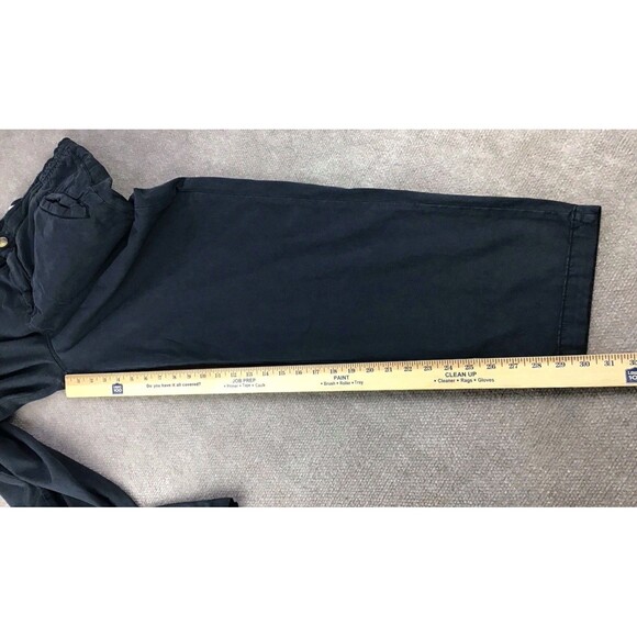 Marine Layer Chino Pants Men Sz Large Faded Black Casual Elastic Waist Stretch - Picture 12 of 16